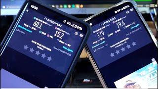 Helium Mobile VS Visible by Verizon Speed Test $20 budget lines