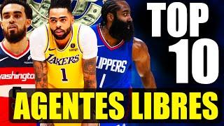 TOP 10 MEJORES BASES AGENTES LIBRES NBA 2024 + PREDICCIONES  DLO  Harden  Westbrook ??  Maxey 