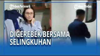 DETIK-detik Istri Sah Gerebek Suami Ngamar Bareng Selingkuhan Cantik Berambut Pendek di Kamar Kosan