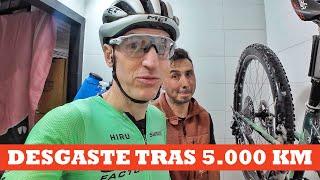 Desgaste Orbea Oiz tras 5.000 kilómetros  Ibon Zugasti