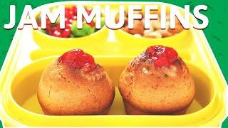 Jam Filled Muffins Recipe  Tasty Mix Fruit Jam Muffins  Quick Muffin Recipe  Kids Snack Recipes