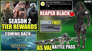 Season 2 Battle Pass TIER Rewards Cod Mobile  Season 2 New Leaks & Updates Call of duty mobile