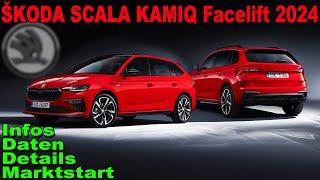 SKODA Scala  Kamiq FACELIFT 2024  Alle Infos zu Neuerungen Daten Antriebe Details Marktstart