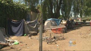 San Jose Homeless Encampment Grows Along Highway 101 Ramp