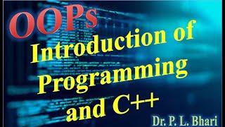 OOPs Lec 1 Introduction of Programming and C++