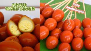 Resep Sate Telur Puyuh Ala Angkringan - Bacem Telur Puyuh