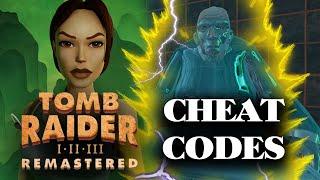 Tomb Raider I-III Remastered ALL CHEAT CODES All Weapons & Level Skip