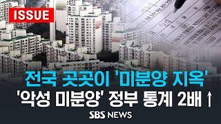 전국 곳곳이 미분양 지옥 .. 악성 미분양 정부 통계 2배↑이슈라이브  SBS