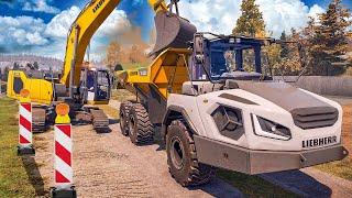 Bau Simulator #15 Neue Maschinen im Einsatz  Liebherr Pack  CONSTRUCTION SIMULATOR Gold Edition