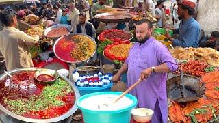 TRADITIONAL BREAKFAST STREET FOOD IN AFGHANISTAN - Extreme Breakfast in Kabul Afghanistan