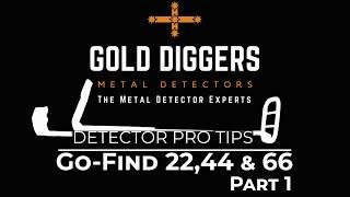 Go-Find 2244 & 66 Detector Pro Tips Part 1