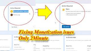 Fixing Monetization issues on Facebook page