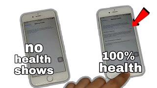 100% Easy Way to Fix No Battery Health Shows on Iphone 6   #MarkTechTips  #CubarGadgetRepair