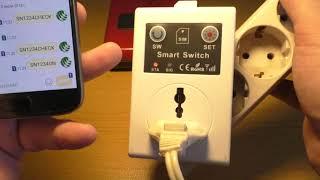 Видео обзор умной GSM розетки SC1-GSMV Smart Socket