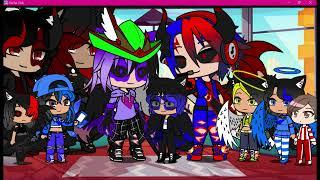 CorruptedGirl meet Metalgen724 and friends Gacha Club happy and love story for Corrupted GirlLaysha