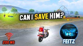 Can i Save @Feitzz on 200ms in Asia Server  AQEEL GAMING  PUBG MOBILE