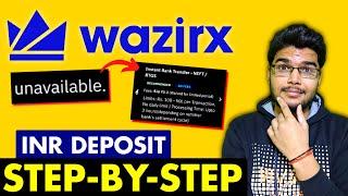 Wazirx Instant deposit STEP-BY-STEP  WazirX Deposit INR SOLUTION  WazirX INR deposit problem