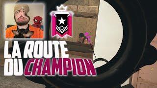 LA ROUTE DU CHAMPION AVEC LA VRAIE FACECAM  RAINBOW SIX SIEGE