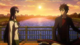 Highschool of the Dead Takashi and Saeko English Dub Anime Kiss