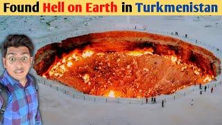 Mysterious Door to Hell Darvaza Gas Crater Turkmenistan 