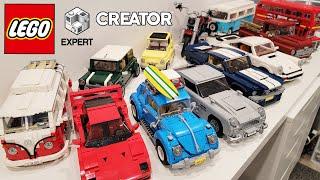 Massive LEGO Creator Expert Car Collection Overview