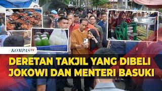 Jokowi dan Menteri Basuki Berburu Takjil di Jambi Beli Gorengan hingga Es Tebu