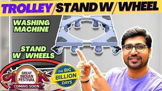 Best Washing Machine Stand with WheelsWashing Machine Trolley with Wheels for Front Load  Top Load