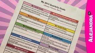 Getting Organized with Goal Setting New Year New You