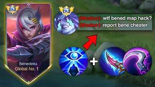 MOSKOV THINKS MY BENEDETTA USING MAP HACK?  ARE YOU KIDDING ME?  MOBILE LEGENDS