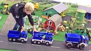 THW Einsatz Mega TRUCKS Crash BRUDER Trucks mit Jack Jack