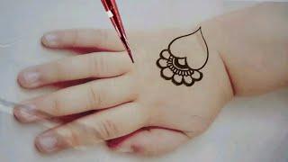 Cute Mehndi Design For Children  Eid Special Very Simple Baby Mehndi Design  Bacchon Ki Mehandi