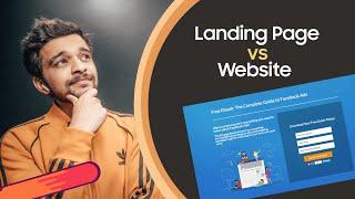 What is Landing Page? Landing Page vs Website in Hindi