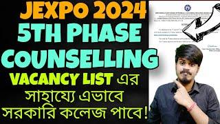 Jexpo 2024 5th Phase  Jexpo Spot Counselling 2024  Jexpo Class Start 2024  Jexpo Admission 2024