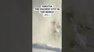 YAKUTIA - THE COLDEST CITY IN THE WORLD -71 #yakutia #coldestcity