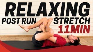 Relaxing Stretch After Running Routine