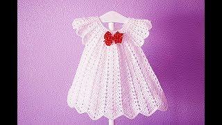 Vestido blanco a crochet muy fácil y rápido #crochet #ganchillo