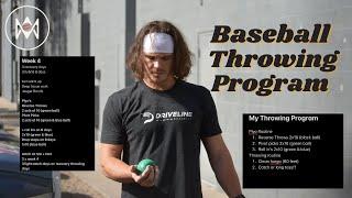 MY BASEBALL THROWING PROGRAM Pt. 1