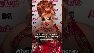 #dragrace  Drag Race wig budget is really expensive