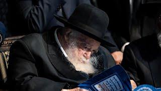 Rav Chaim Kanievsky Last Public Appearance - Dirshu  הופעה פומבית אחרונה רבי חיים קנייבסקי - דרשו