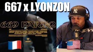 AMERICAN  REACTS TO  667 - 669 Part. 2 feat. Lyonzon  ENGLISH SUBTITLES 