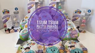 Disney Tsum Tsum Pastel Parade and Series 5 Mystery Packs