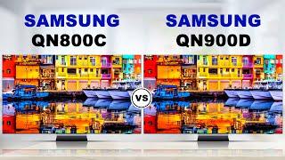 Samsung Class 8K HDR Smart Neo QLED Mini-LED TV  QN800C vs QN900D SAMSUNG