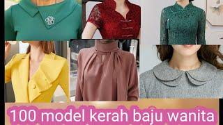 100 model kerah baju wanita