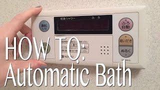 Japanese Automated Bathroom - BathShowerOfuro