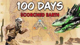 I Spent 100 Days In Ark Scorched Earth... Heres What Happened