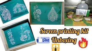 Screen printing kit unboxing#screen printing contact number 6002752159