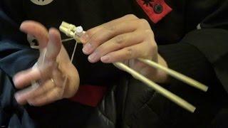 How to use chopsticks - Life Hack lesson from the Japanese restaurant chef