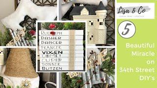  Miracle on 34th Street DIYs for Christmas    Lisas of YouTube    Neutral Home Decor