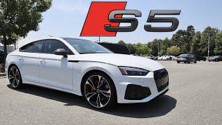 2024 Audi S5 Sportback Prestige S-Line Point Of View Start Up Walkaround Test Drive and Review