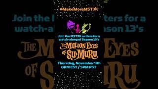 MST3K The Million Eyes of Sumuru  WATCH-ALONG TONIGHT #shorts #watch